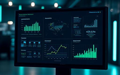 Monitoring Dashboard mit Echtzeitmetriken